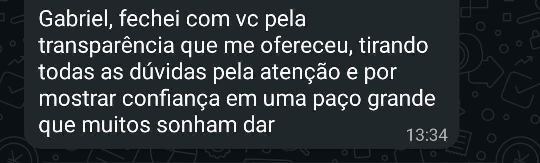 Comprovante de mensagem Fernanda